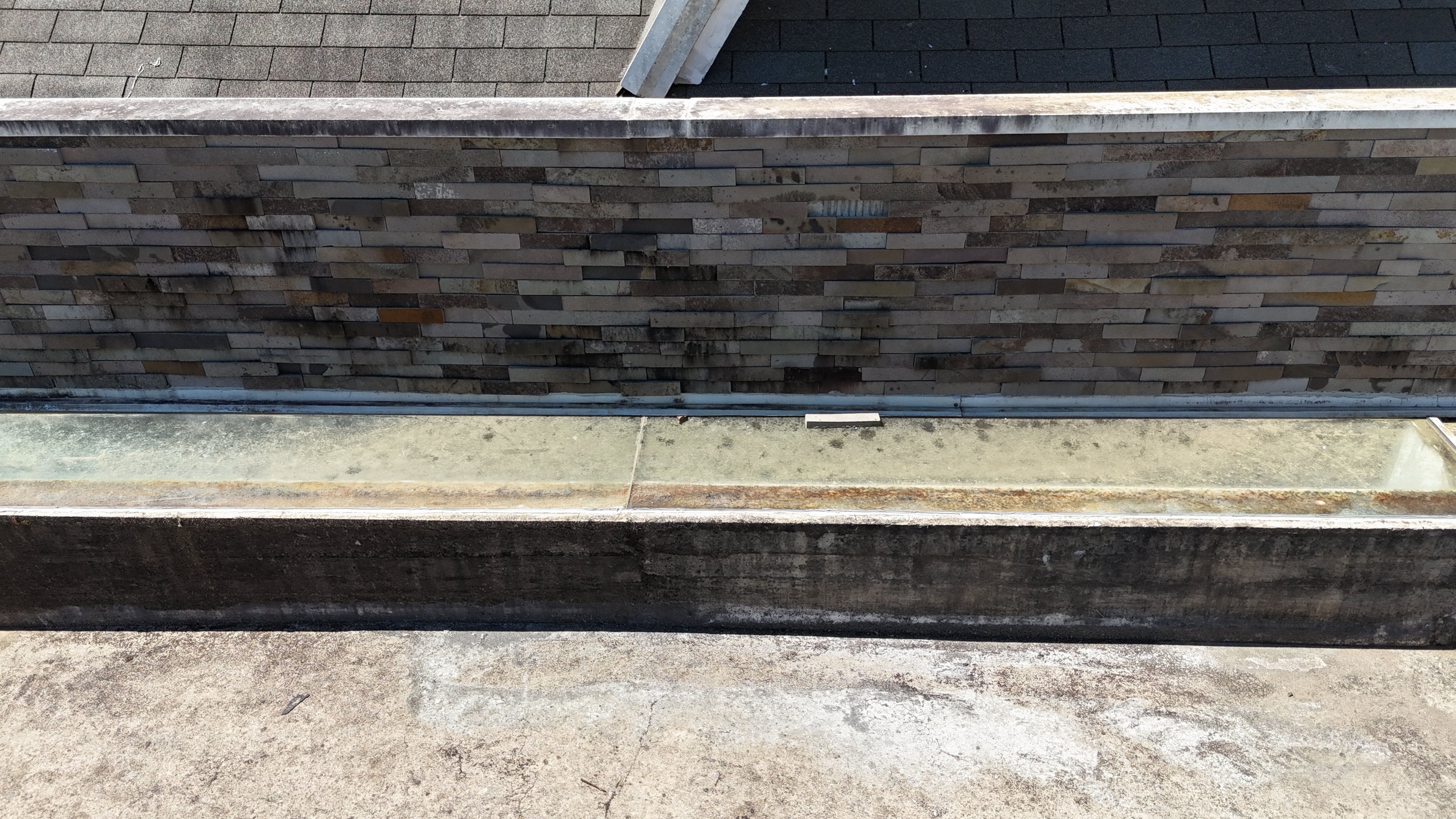 Eflorescências nas muretas